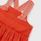 Abito Con Bretelle In Cotone Bambina MAYORAL 3942