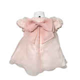 Abito Svasato Mezza Manica In Organza E Strass Neonata PETIT 2016046