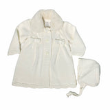 Baby Girl Coat With Beanie And Faux Fur Collar BABY FASHION 599.16