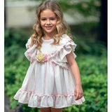 Abito Svasato Con Maniche Volant Bambina MIMOSA ANUBIS