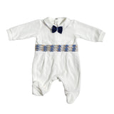 Tutina Intera In Ciniglia Panna Neonato TETO E TATTA TU5460