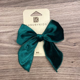 Fermaglio con fiocco in Ciniglia Bambina LUX1