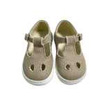 Scarpe Primi Passi Con Occhielli In Lino Neonato/a PANYNO B3202P