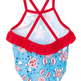 Costume Intero Stampato Bambina CALAMARO 23814