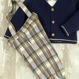 Completo Elegante 4 Pezzi Con Cardigan Neonato BUFI M0274A