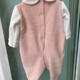 Tutina Intera In Ciniglia Neonata BEBE' MARGO' B004