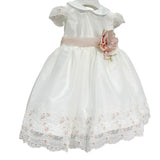 Abito Elegante Battesimale In Shantung Neonata TETO E TATTA VE7427
