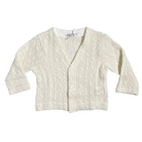 Cardigan Elegante In Misto Lana Con Trecce Neonato TETO E TATTA GN8342