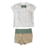 Completo Con Bermuda E Camicia Neonato DEL SUR 0283