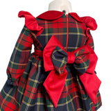 Abito Svasato Manica Lunga Scozzese Bambina ISABEL C488