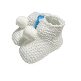 Warme Schuhsocken aus Baumwolle mit Bommeln für Neugeborene SARDON VE332