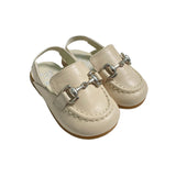 Scarpe Primi Passi Aperte Sul Retro In Pelle Bambina RIZITOS B3008P