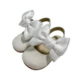 Scarpe Primi Passi Modello Ballerina Aperte Sul Retro Glitter Neonata PANYNO B3601