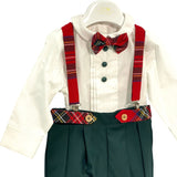 Completo Elegante 3 Pezzi In Caldo Cotone Neonato ISABEL C373