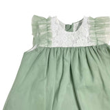 Abito Corto Con Culotte In Tulle Neonata DEL SUR 0078