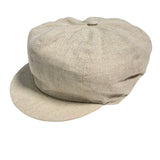 Cappello Elegante Modello Coppola In Lino Neonato PONTO POR PONTO 8214