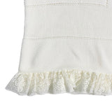 Coperta In Filo Di Cotone Con Pizzo Neonato/a GRANLEI 168