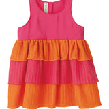 Abito Elegante Smanicato Con Mantella Bambina CALAMARO A21001