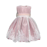 Abito Elegante Smanicato Con Tulle Neonata ISABEL B32