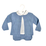 Completo Tre Pezzi Con Cardigan In Cotone Neonato BABY FASHION 633.9