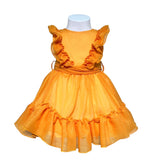 Abito Elegante Smanicato In Organza Neonata BUFI B0279A