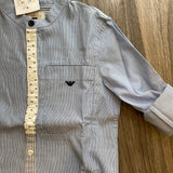 Hemden aus hellblauer Baumwolle Junge Armani 3Z4C05