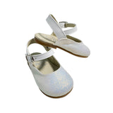 Scarpe Primi Passi Modello Ballerina Aperte Sul Retro In Pelle Neonata RIZITOS B3001R