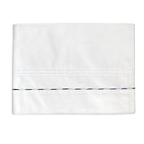 Cotton Sheet For Baby Carriage With Blue Embossing LA SARTORIA DEI PICCOLI LL150