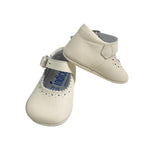 Ballerina Culla In Pelle Con Cinturino Neonata INDICE 1513C