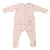 Tutina Spezzata In Filo Di Cotone Neonata DR KID DK143