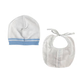 Set Cappello e Bavetta Corredino Neonato BEBE' MARGO' B03946