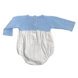 Pagliaccetto Combinato Manica Lunga In Filo E Tessuto Neonato GRANLEI 255