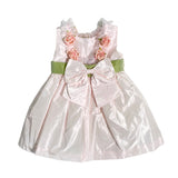 Abito Smanicato In Tafta' Bambina LA SARTORIA DEI PICCOLI L030