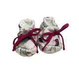 Scarpine Da Culla Fantasia Floreale Neonata LA SARTORIA DEI PICCOLI LSC354