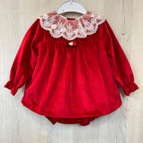 Kleid für Mädchen mit Samt-Culotte 307