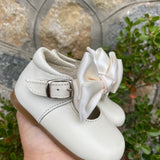 Scarpe Modello Ballerina Con Fiocco In Pelle Bambina RIZITOS B3511