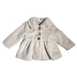 Ecopelliccia Svasata Con Bottoni In Legno Bambina YOEDU 4980