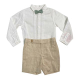Completo Con Bermuda E Camicia In Lino Bambino DEL SUR 1243