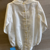 Ganzer Strampler aus warmer cremefarbener Baumwolle für Neugeborene GRANLEI 2150