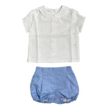 Completo Elegante Con Bermuda E Camicia Neonato GRANLEI 269