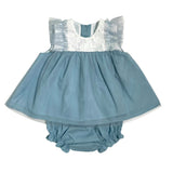 Abito Corto Con Culotte In Tulle Neonata DEL SUR 0078