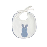 Bavetta In Caldo Cotone Con Coniglio Celeste Polvere Neonato TETO E TATTA BA5530