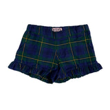 Shorts Caldo Cotone scozzese Blu Bambina Phi Clothing 23695