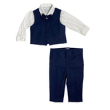 Eleganter 5-teiliger Smoking aus warmer Baumwolle für Neugeborene ISABEL B475