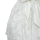 Abito Elegante Battesimale Lungo In Pizzo Neonata ISABEL B246