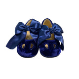 Scarpe Con Occhielli E Fiocco In Velluto Bambina RIZITOS B3307V