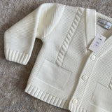 Strickjacke aus hypoallergenem Acrylstoff für Neugeborene PONTO POR PONTO 3735