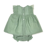 Abito Corto Con Culotte In Tulle Neonata DEL SUR 0078