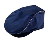 Blaue Schiebermütze aus Samt für Neugeborene TETO E TATTA CA5461