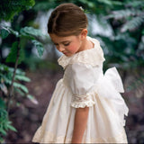 Abito Elegante Mezza Manica In Pizzo Bambina MIMOSA POSEIDON